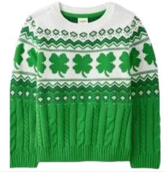 Kids Striped Ribbed Pullover Sweater