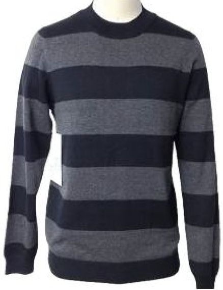 Men's Full-Zip High Neck Knit Jacket